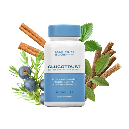 glucotrust-blood-sugar-control single jar with ingredient images