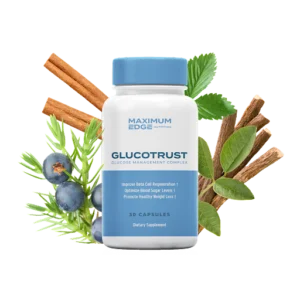 glucotrust-blood-sugar-control single jar with ingredient images