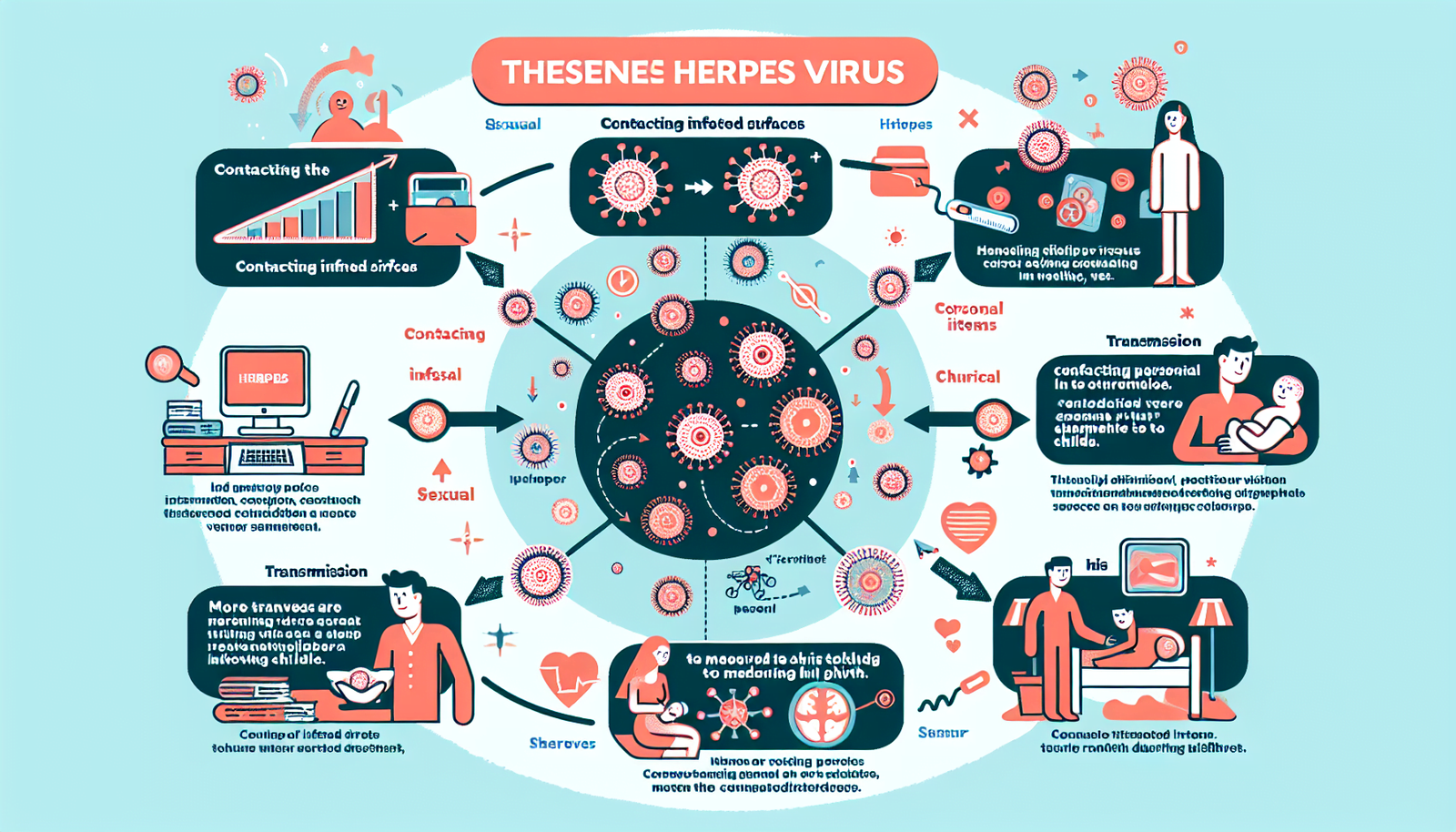 How Is Herpes Transmitted Non Sexually